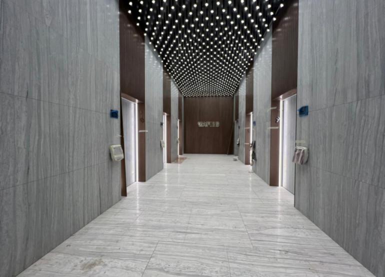 AFI 2B: Вид главного лифтового холла